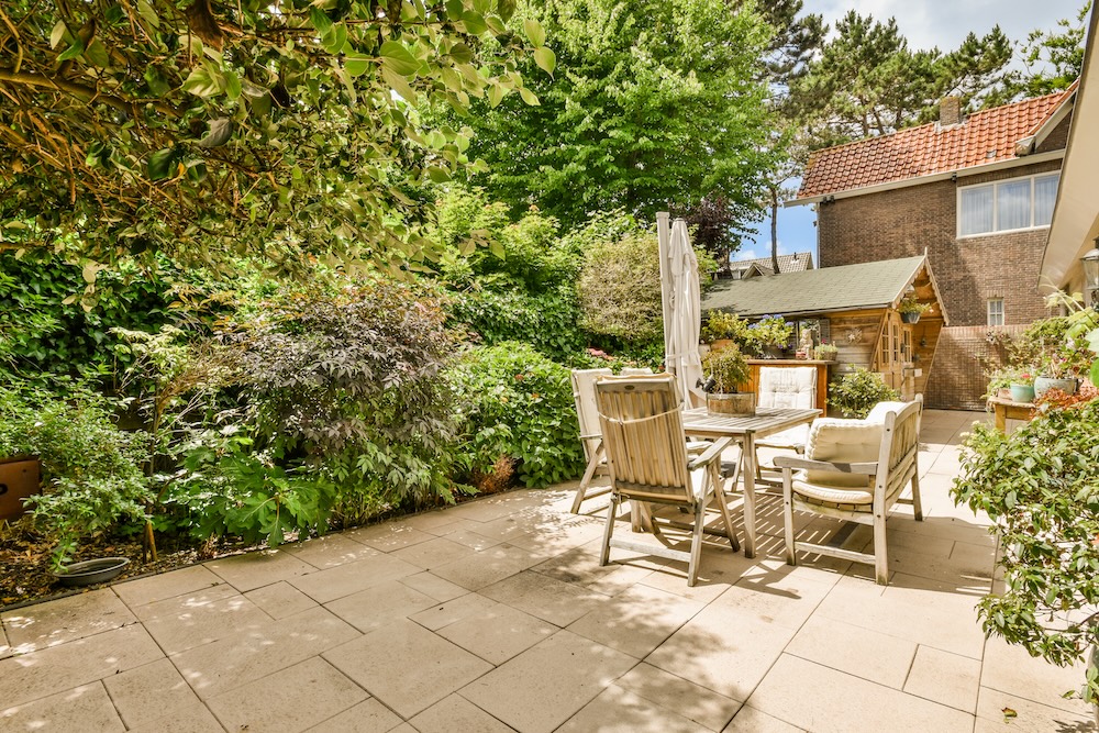Sandstone patio Sandstone patio